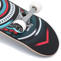 Skateboard Complet - ELEMENT - Rouge/Bleu
