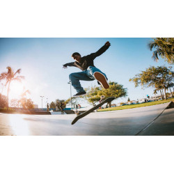 Skateboard Complet - ELEMENT - Rouge/Bleu