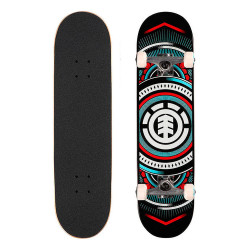 Skateboard Complet - ELEMENT - Rouge/Bleu