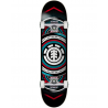 Skateboard Complet - ELEMENT - Rouge/Bleu