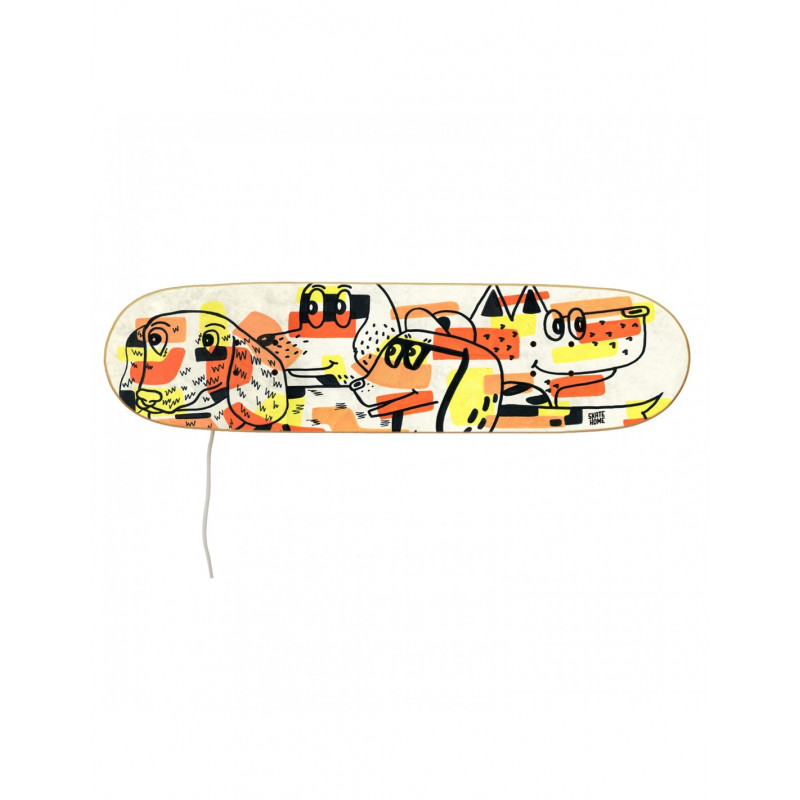 Skateboard Lampe - Design
