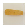 Skateboard Horloge murale - Bois Naturel